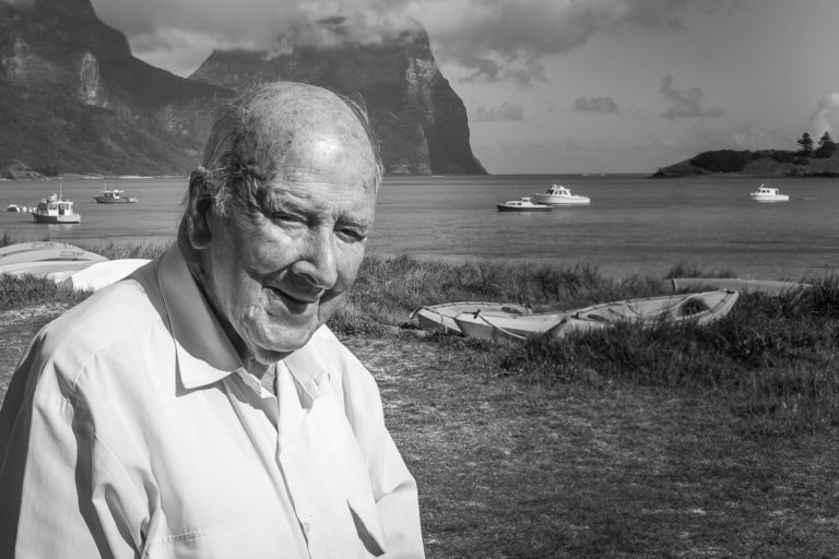 Uncle Bob Anson on Lord Howe Island