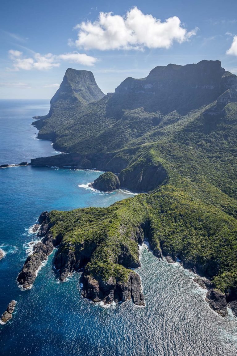East coast below Mt Lidgbird, Lord Howe Island
