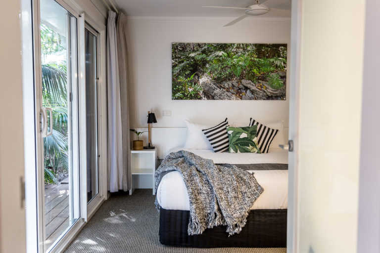 Banyan Cottage main bedroom, Lord Howe Island