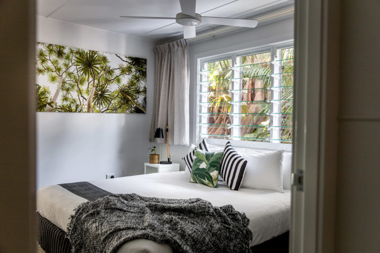 Banyan Cottage bedroom, Lord Howe Island