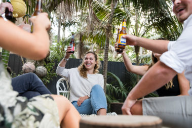Evening drinks on the deck, Lord Howe Island