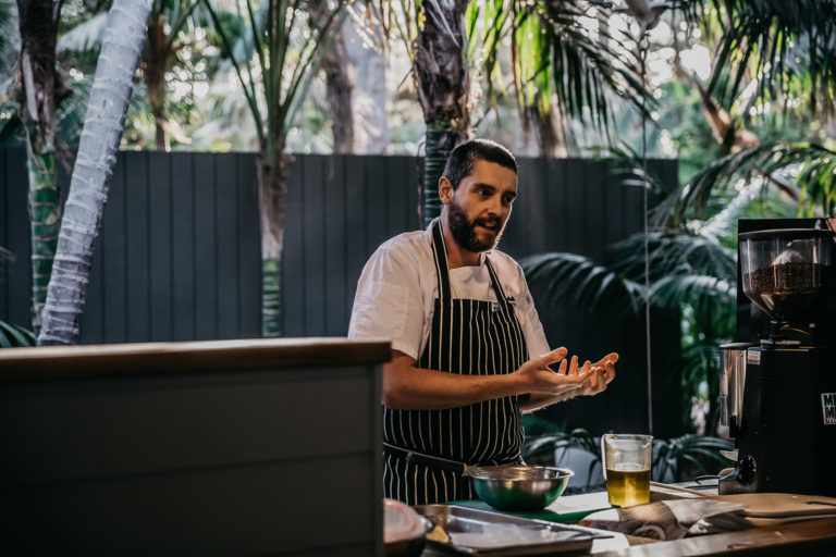A perfect spot for an afternoon cooking class with a glass of wine, Lord Howe Island