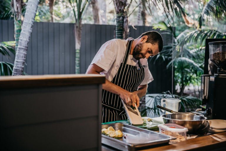 Cooking class at Pinetrees, Lord Howe Island