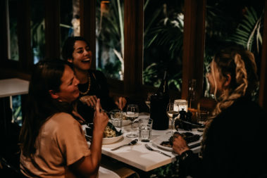 Dinner in the Pinetrees dinning room, Lord Howe Island