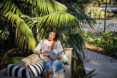Afternoon sun at Pinetrees, Lord Howe Island