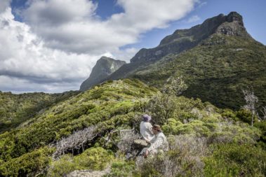 The east face of Mt Lidgbird near Scab Point, Lord Howe Island