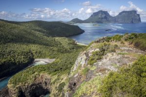 The postcard view from Mt Eliza, Lord Howe Island