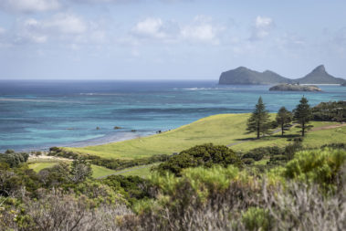 The first view from the route to the Grey Face, Lord Howe Island