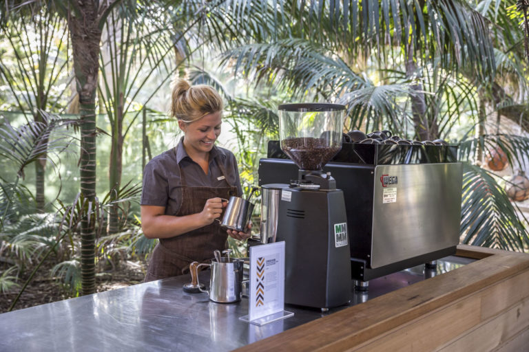 Mecca coffee at Pinetrees - the perfect combination, Lord Howe Island