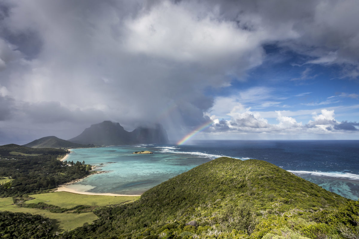 A magical view from Kims Lookout, Lord Howe Island