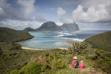 The postcard view from Mt Eliza, Lord Howe Island