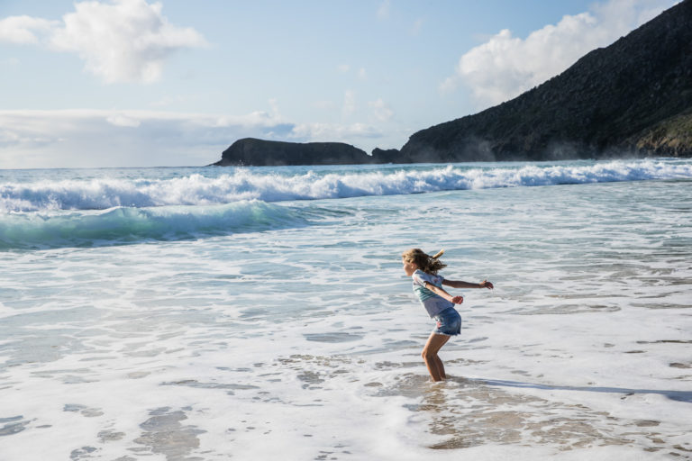 Pixie at Blinky Beach, Lord Howe Island