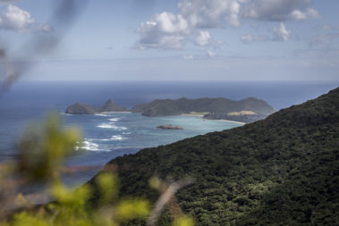 A glimpse of the lagoon from Mt Gower, Lord Howe Island