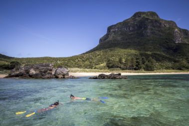Snorkelling near Johnsons Reef, Lord Howe Island