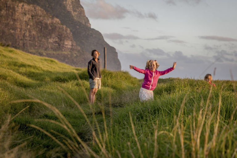 Elsie and Pixie near Kings Beach, Lord Howe Island