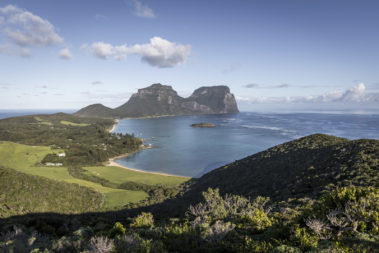 Afternoon light from Kims Lookout, Lord Howe Island