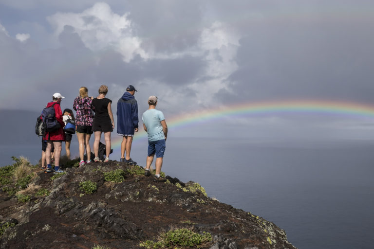 Spectacular moment on North Head, Lord Howe Island