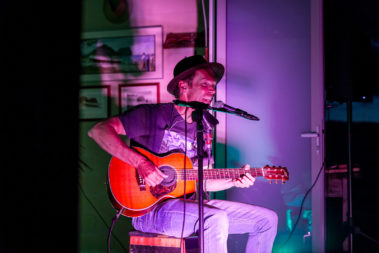 Juzzie Smith at Pinetrees, Lord Howe Island