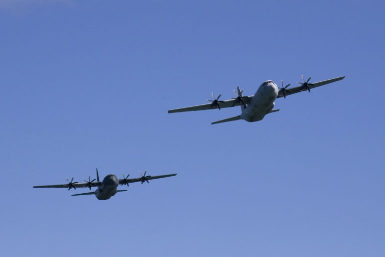 A visit from the RAAF, Lord Howe Island