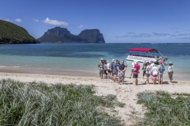 Boat trip to North Bay, Lord Howe Island