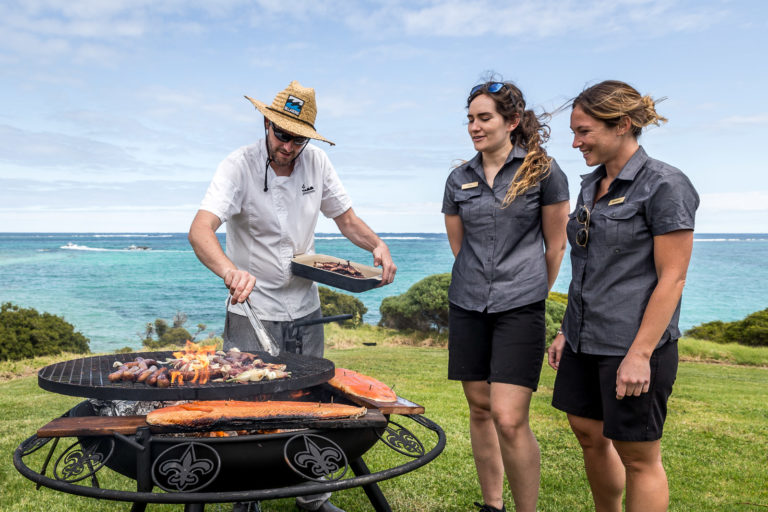 Serving the Long Lunch with Tom Kime, Lord Howe Island