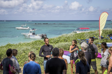 Ocean Swim briefing with Ali Day, Lord Howe Island