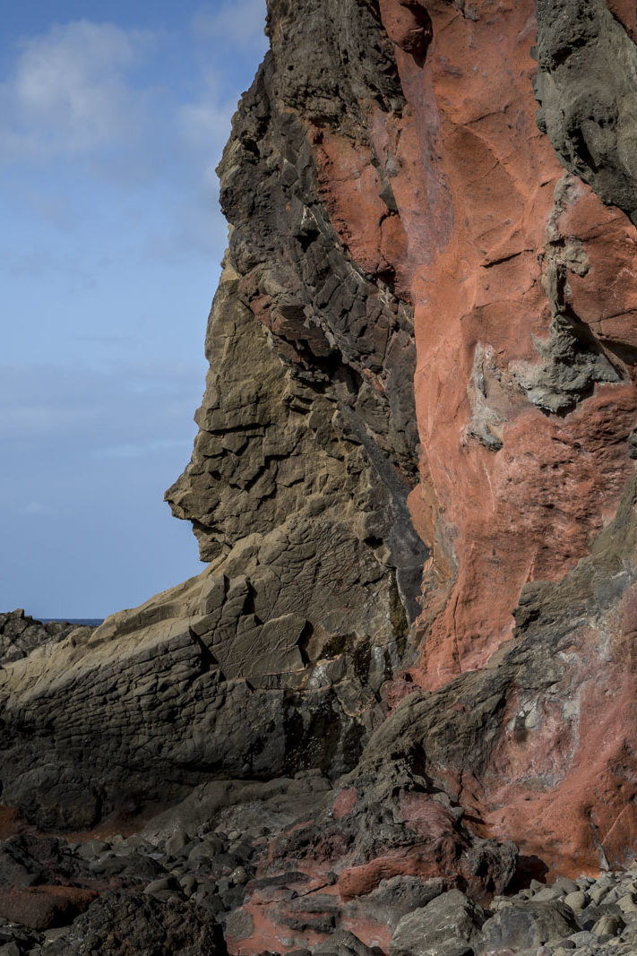Ochre basalt at Hells Gate, Lord Howe Island