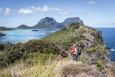 Seven Peaks walkers enjoying a spectacular ridge line
