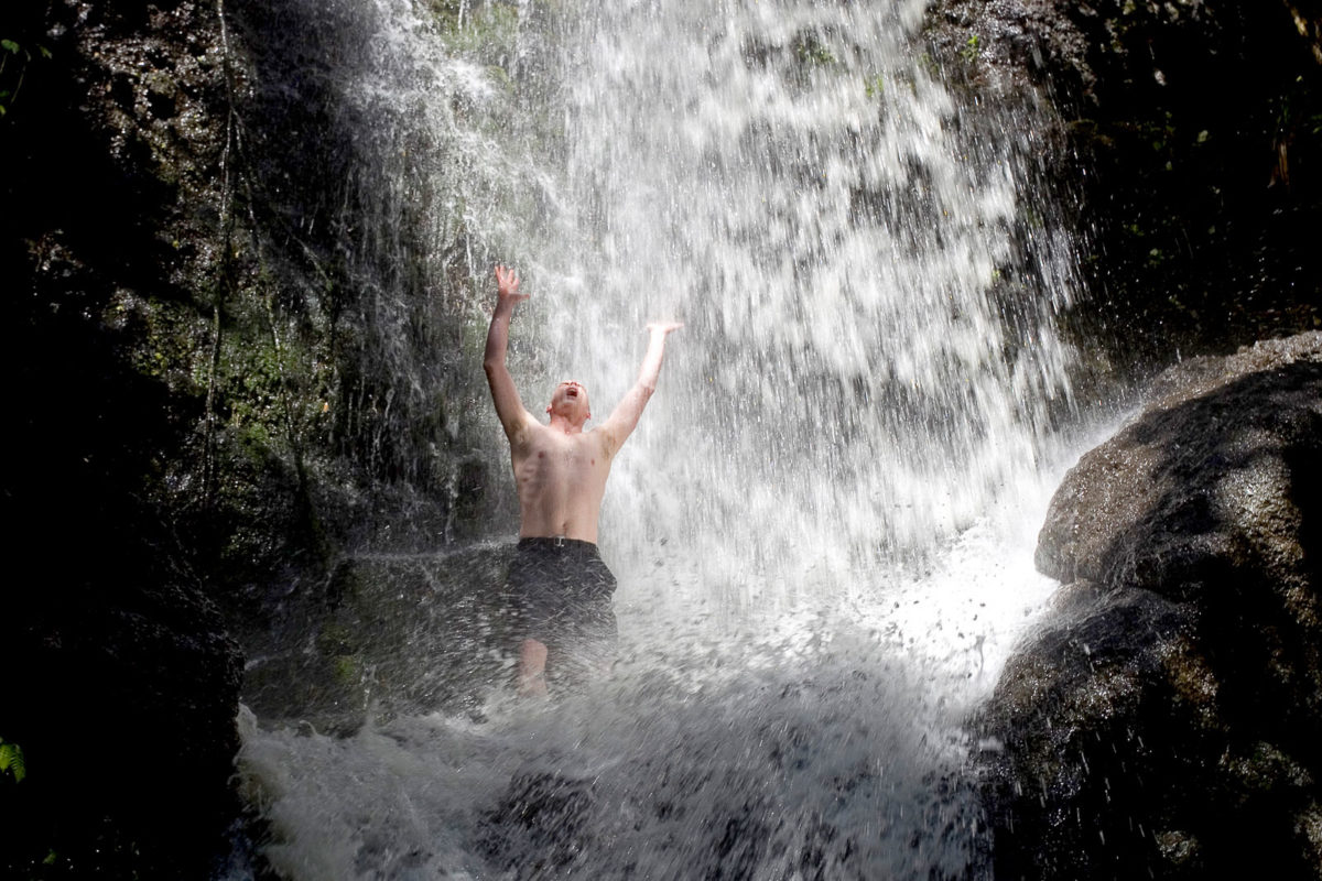 A spontaneous treat after a big rainfall event, Lord Howe Island