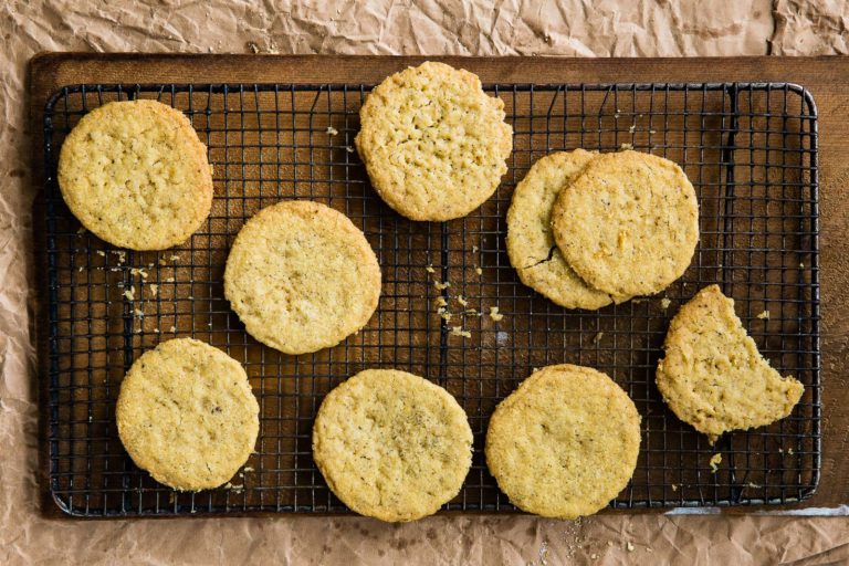 Brown butter and cardamom biscuits, Lord Howe Island