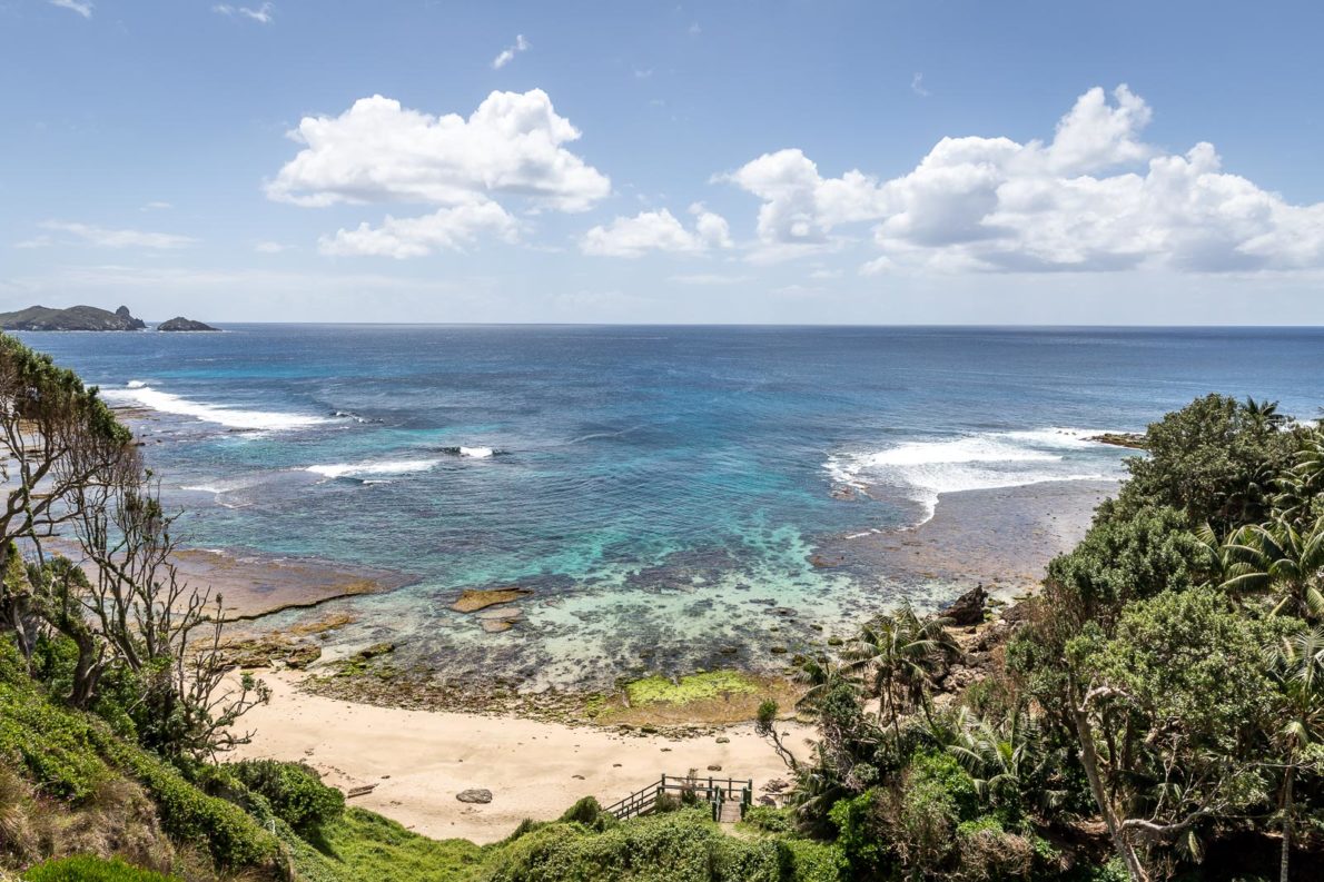 Middle Beach at low tide, Lord Howe Island