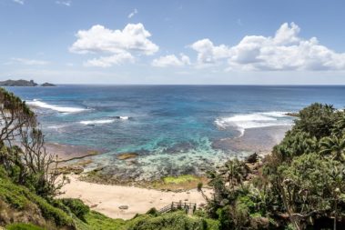 Middle Beach at low tide, Lord Howe Island