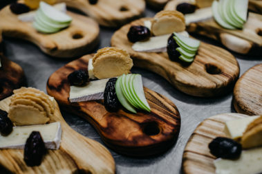 Cheese plates are ready for service, Lord Howe Island