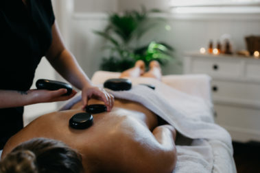 A treatment in the Day Spa, Lord Howe Island