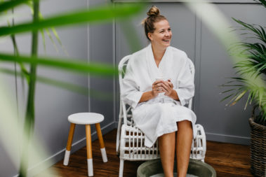 A foot soak and cup of tea, Lord Howe Island