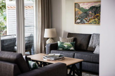 The Chef's Cottage living room, Lord Howe Island