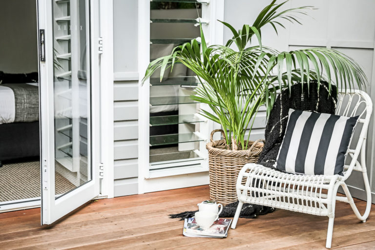 Sallywood Suite back deck, Lord Howe Island