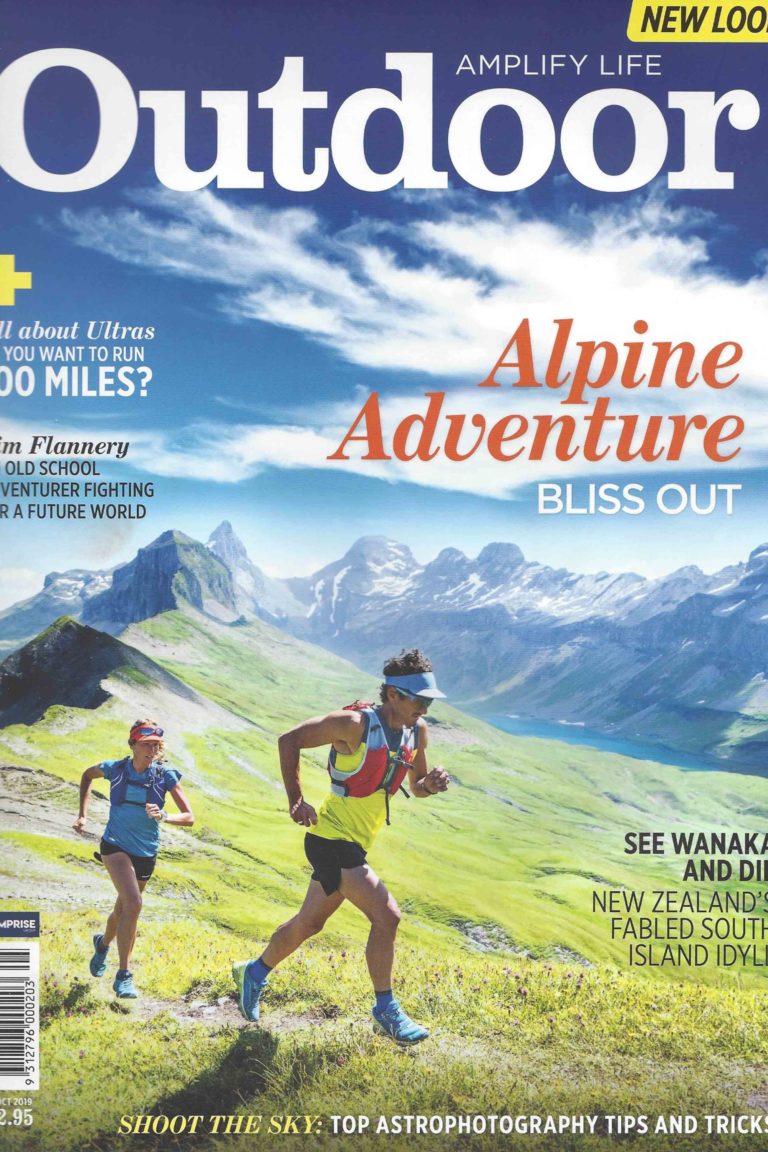 Cover of Outdoor Magazine September 2019